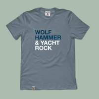 Load image into Gallery viewer, WOLF HAMMER & YACHT ROCK TEE