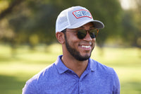 Load image into Gallery viewer, OBG SHIELD LOGO TWILL TRUCKER CAP