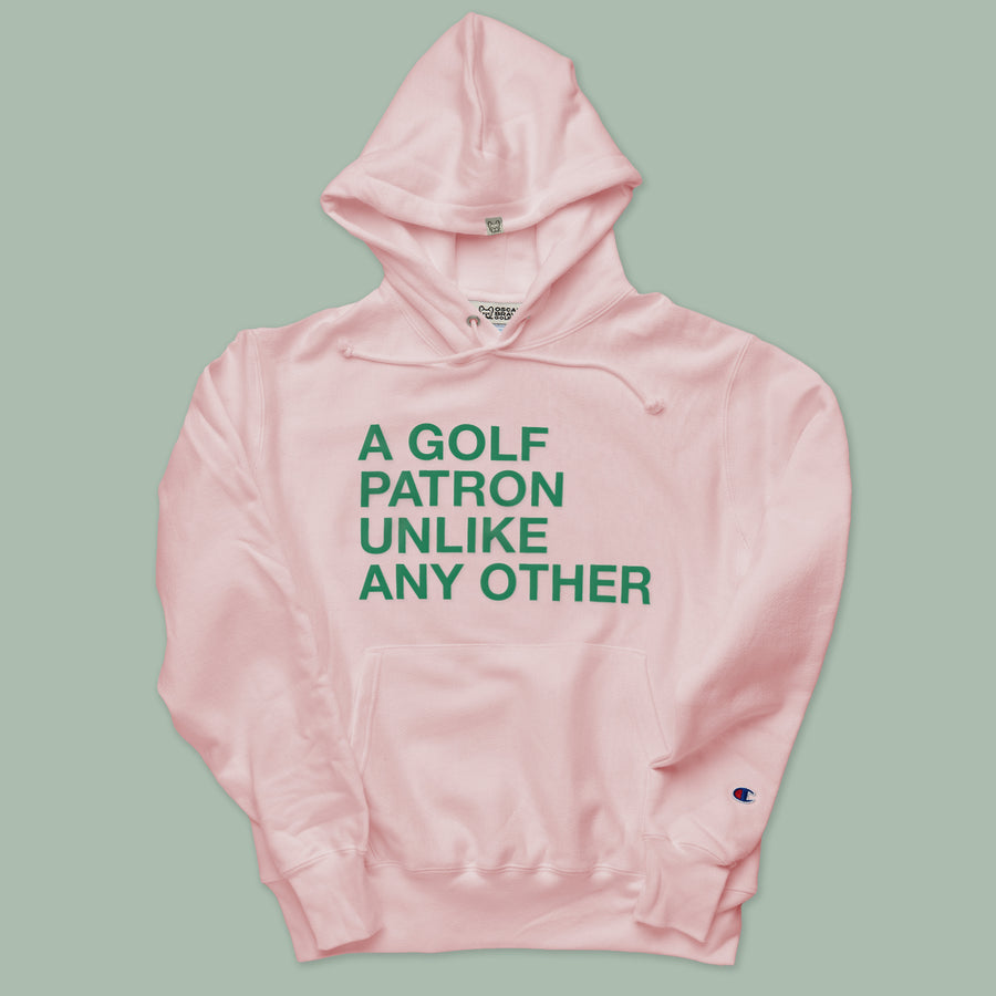 A GOLF PATRON UNLIKE ANY OTHER HOODIE