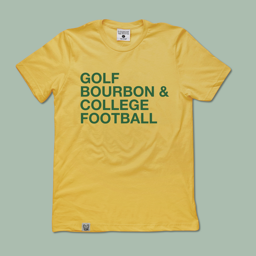 GOLF BOURBON & COLLEGE FOOTBALL
